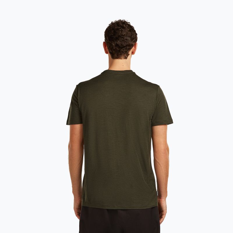 Maglietta da uomo icebreaker Merino 150 Tech Lite Transportage Tee dark loden 3