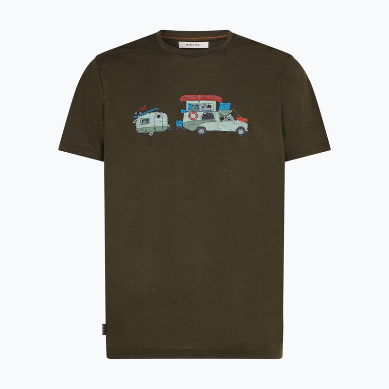 Maglietta da uomo icebreaker Merino 150 Tech Lite Transportage Tee dark loden 7