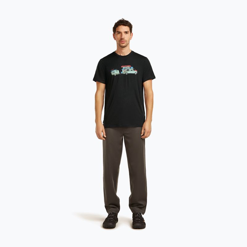Maglietta da uomo icebreaker Merino 150 Tech Lite Transportage Tee black 2