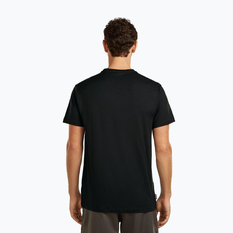 Maglietta da uomo icebreaker Merino 150 Tech Lite Transportage Tee black 3