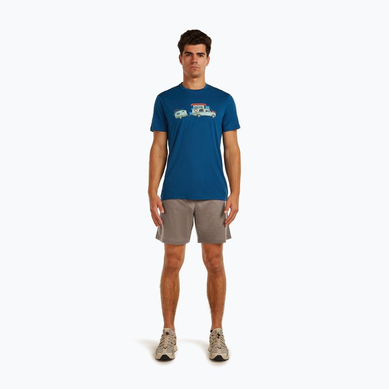 Maglietta da uomo icebreaker Merino 150 Tech Lite Transportage Tee atlantis 2
