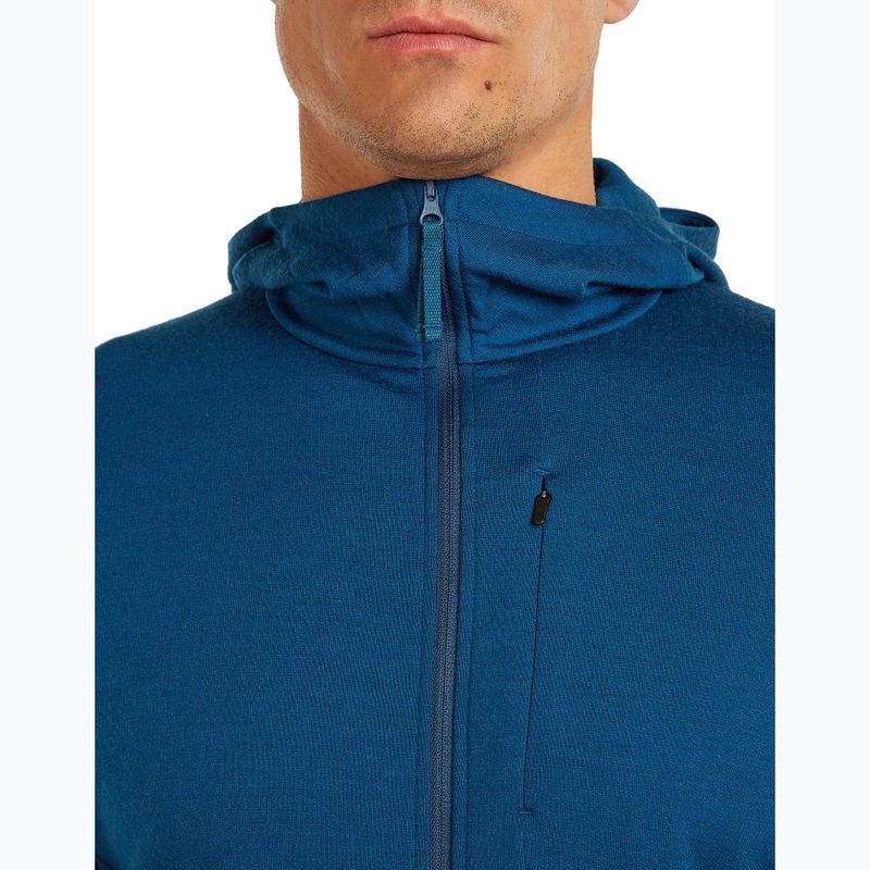 Felpa da uomo icebreaker Merino 260 Quantum IV Zip Hoodie atlantis 6