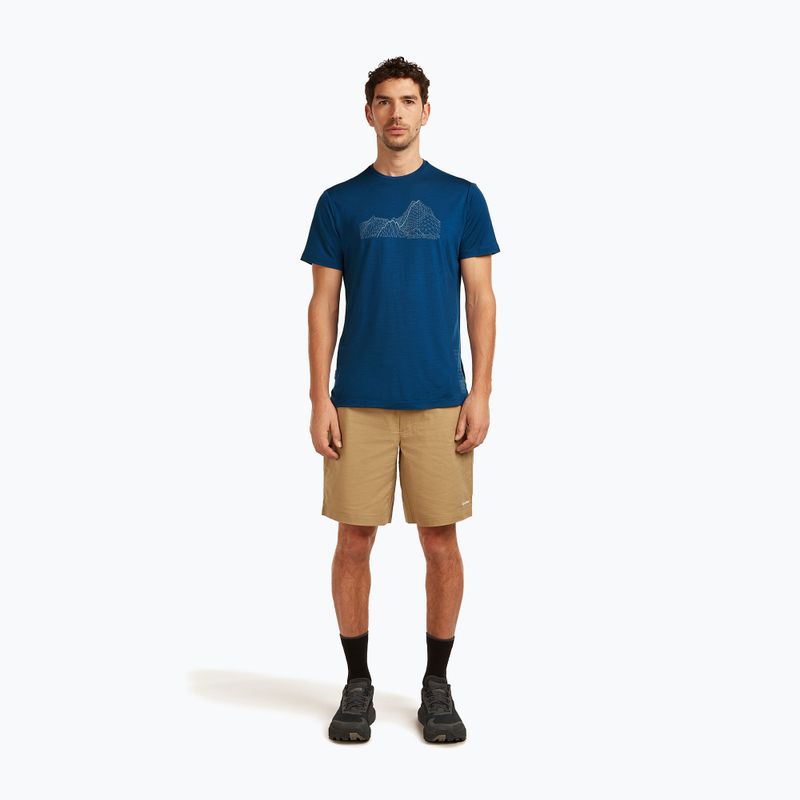 Maglietta da uomo icebreaker Merino 125 Cool-Lite Sphere Beta Tee atlantis 2