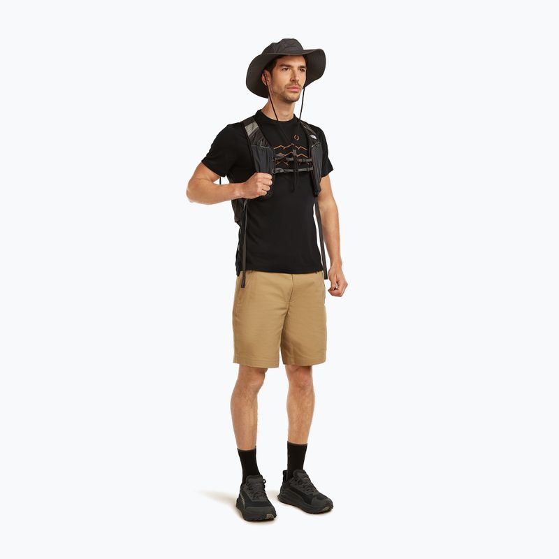 Maglietta da uomo icebreaker Merino 125 Cool-Lite Sphere Tee Across The Peaks black 4