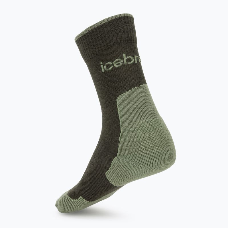 Calzini da uomo icebreaker Merino Hike+ Light Crew dark loden/lichen 2