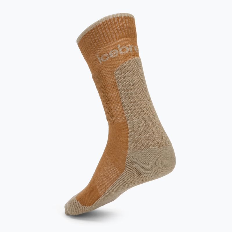 Calzini da uomo Icebreaker Merino Hike+ Medium Crew trail/flagstone 2