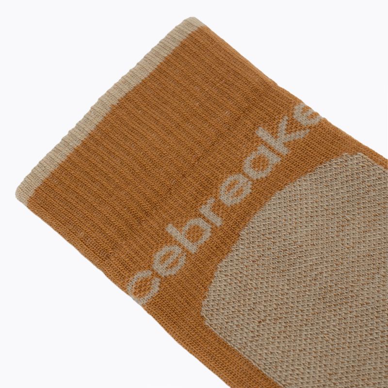 Calzini da uomo Icebreaker Merino Hike+ Medium Crew trail/flagstone 3