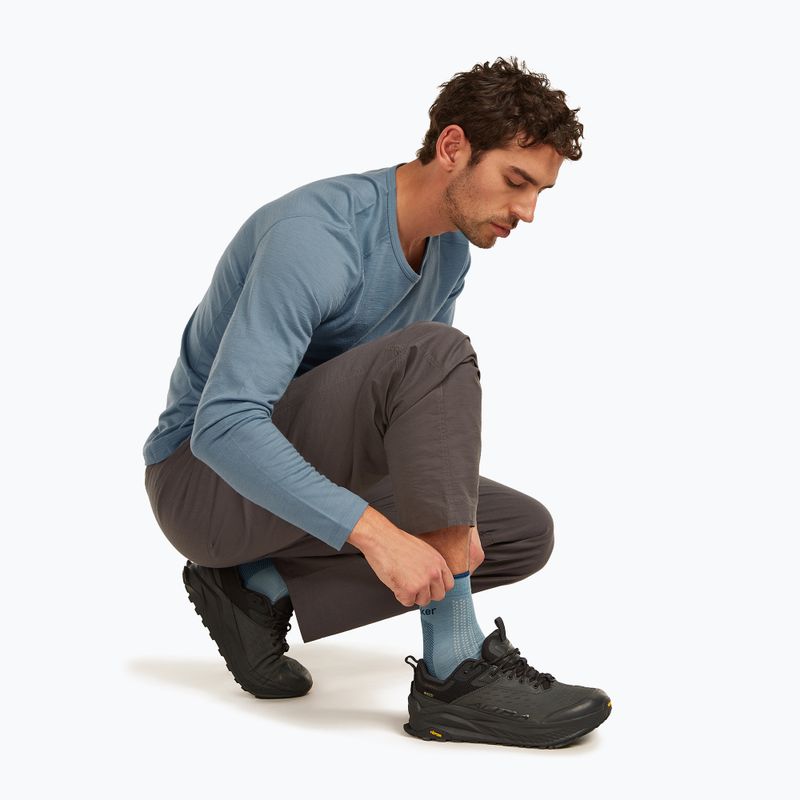 Calzini da uomo Icebreaker Merino Hike+ Ultralight Quarter flint blue/atlantis 5