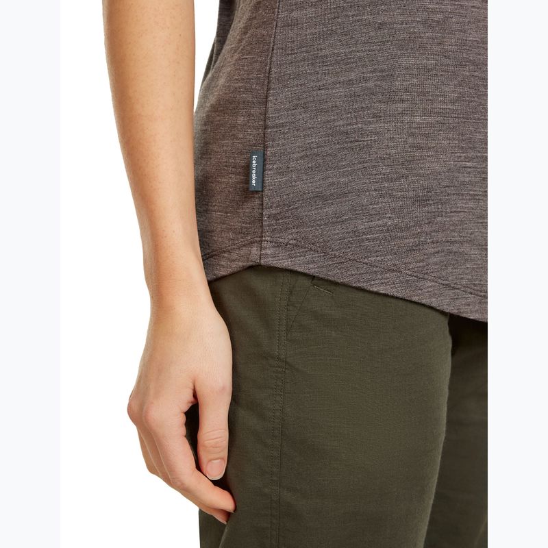 Maglietta da trekking da donna icebreaker Merino 125 Cool-Lite™ Sphere III bittersweet hthr 6