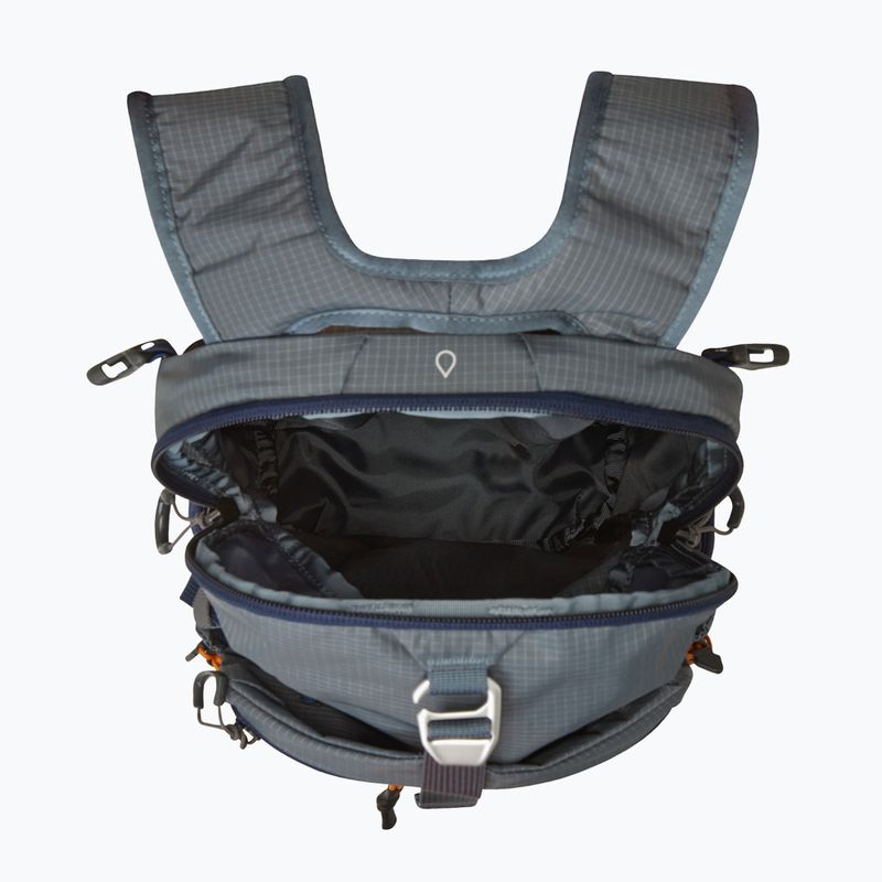 Zaino da trekking The North Face Trail Lite 12 l granite grey/summit navy/dust orange 5