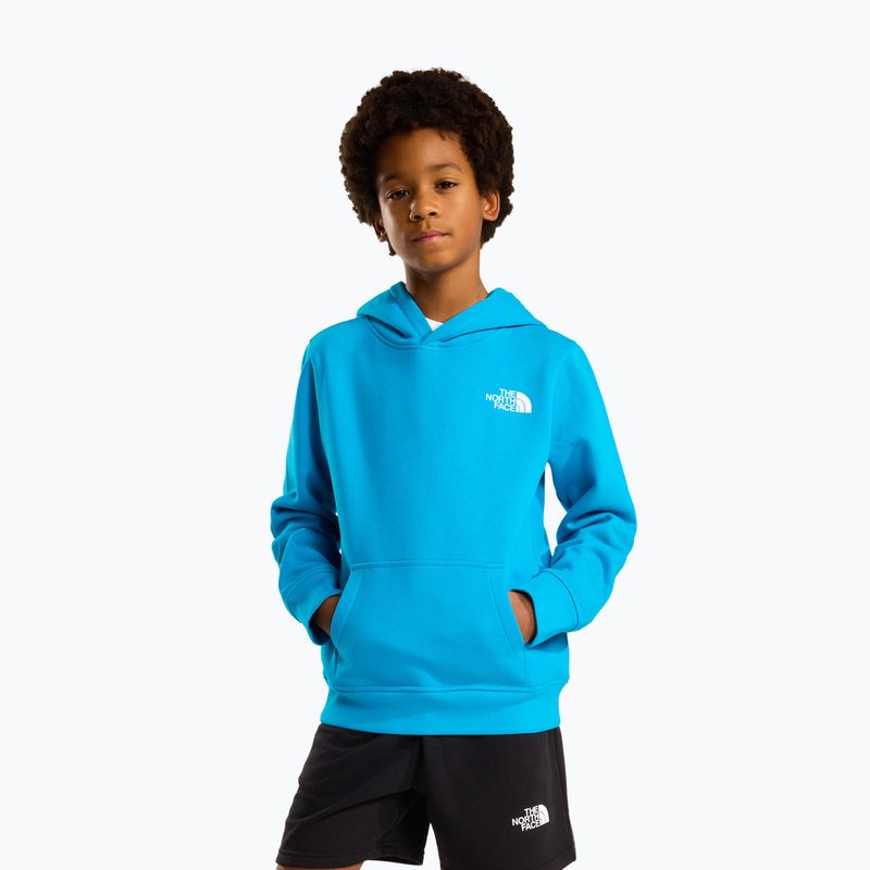 Felpa bambini The North Face Teen Box Nse Regular Hoodie meridian blue