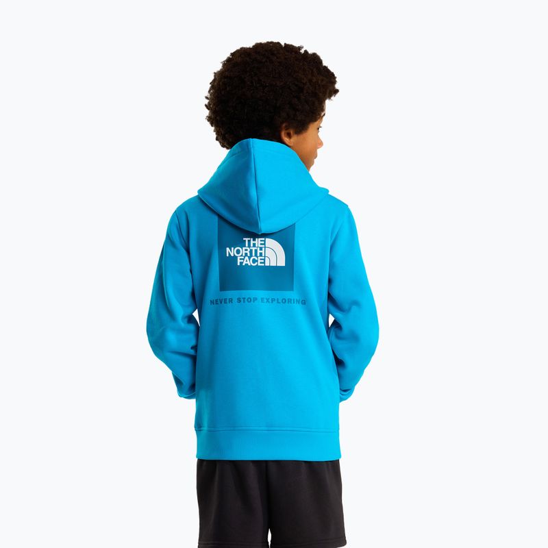 Felpa bambini The North Face Teen Box Nse Regular Hoodie meridian blue 3
