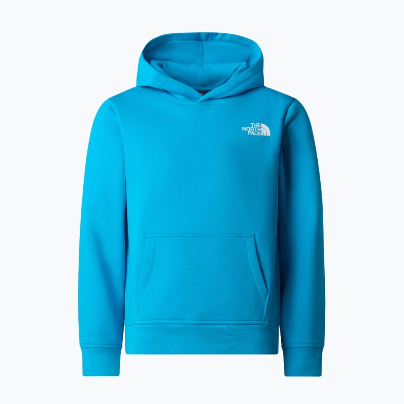 Felpa bambini The North Face Teen Box Nse Regular Hoodie meridian blue 5