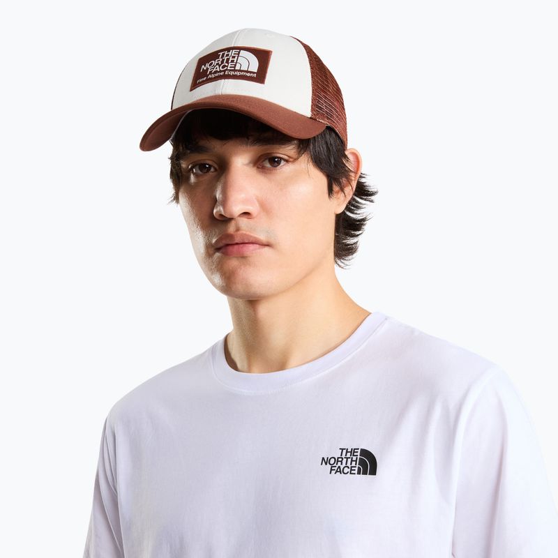 Cappellino da uomo The North Face Mudder Trucker ember soil-white dune 3