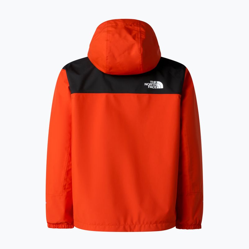 Giacca antipioggia per bambini The North Face Antora lava red 7