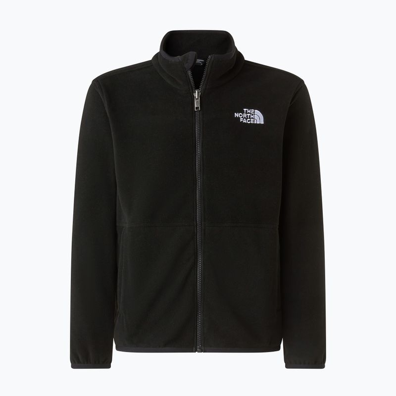 Felpa per bambini The North Face Glacier Full Zip tnf black