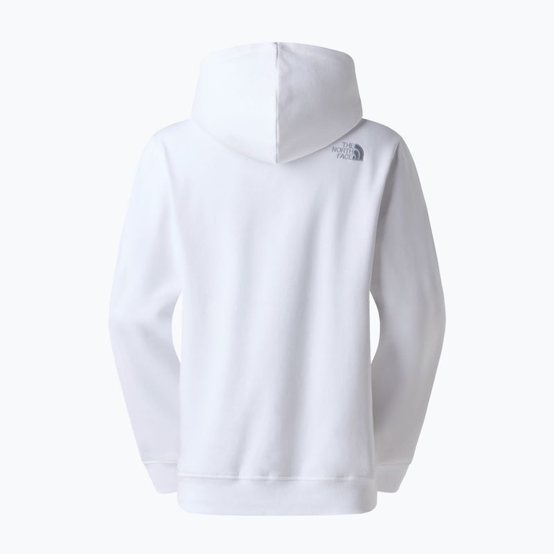 Felpa donna The North Face Drew Peak Pullover Hoodie white/frost grey 6