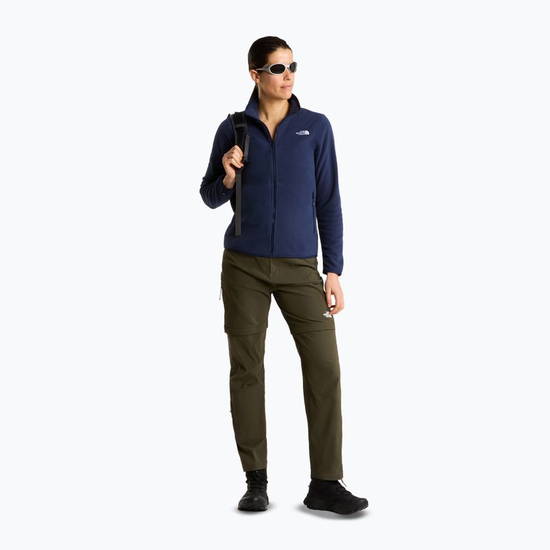 Pantaloni da trekking da donna The North Face Exploration Regular Straight Convertible taupe green 2