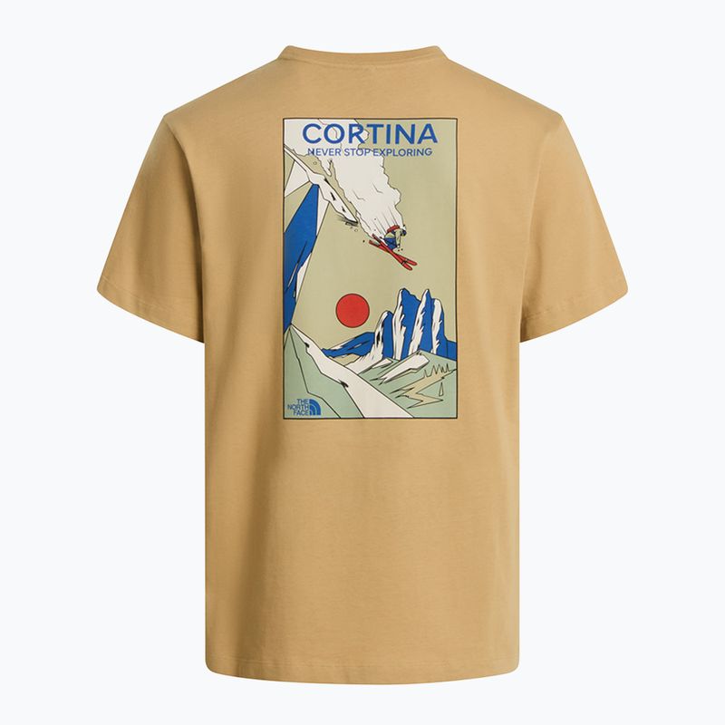 Maglietta da trekking da uomo The North Face Mountain Celebration Regular khaki stone 5