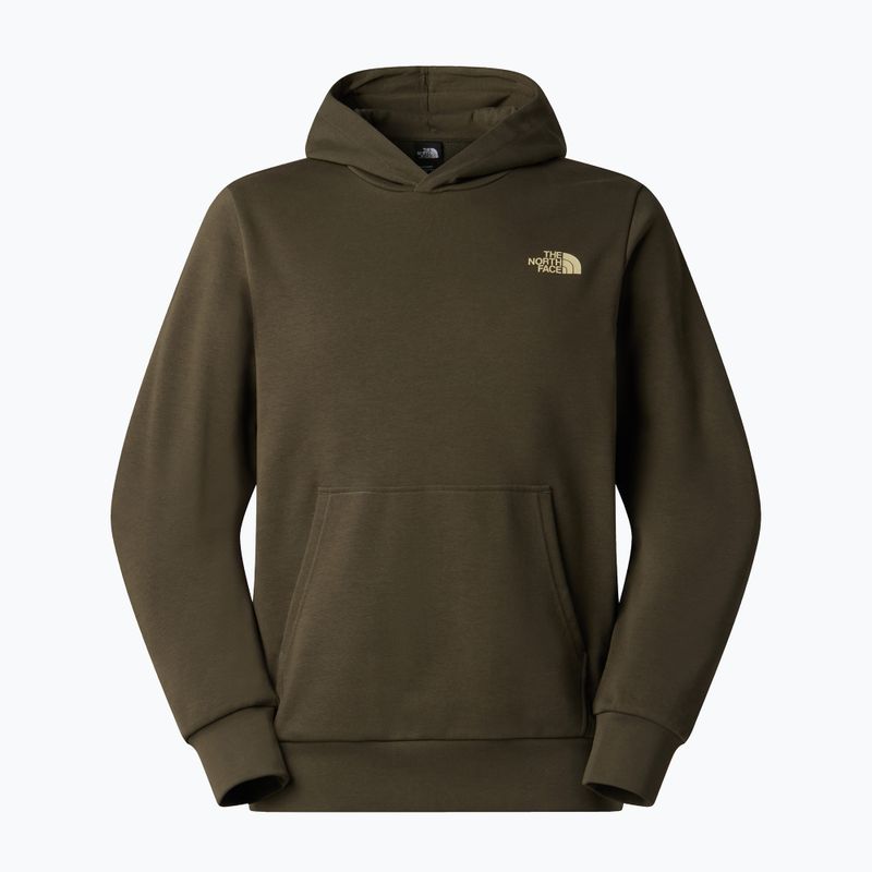 Felpa da uomo The North Face Monte Regular Hoodie Graphic new taupe green 4