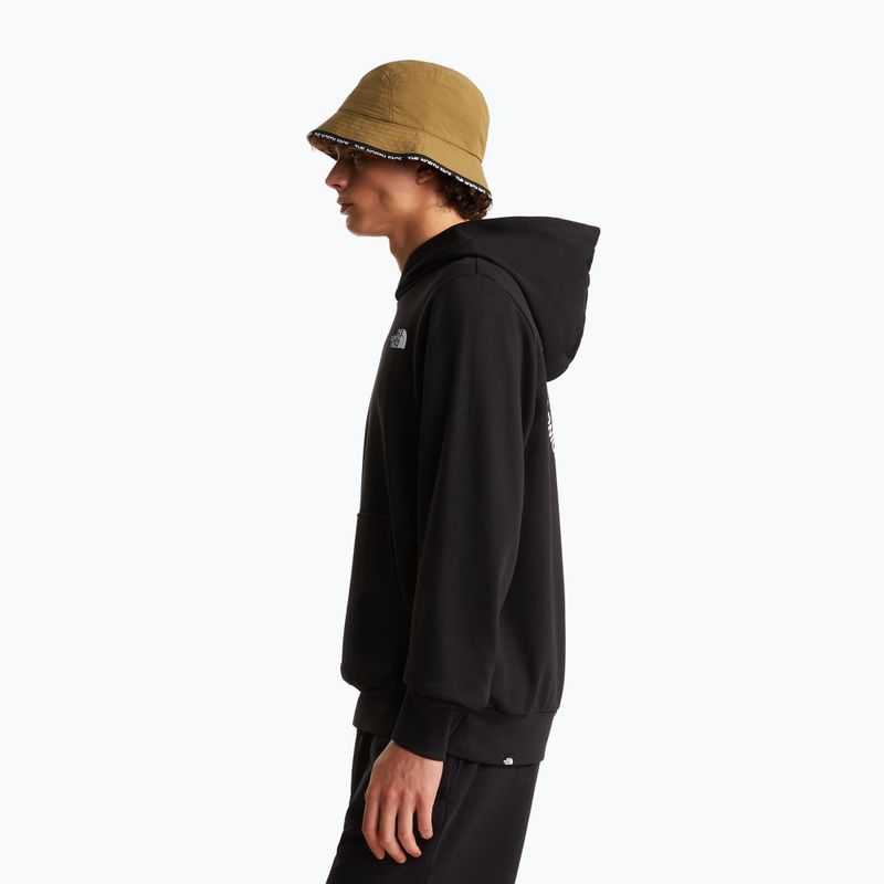 Felpa da uomo The North Face Monte Regular Hoodie Graphic tnf black 4