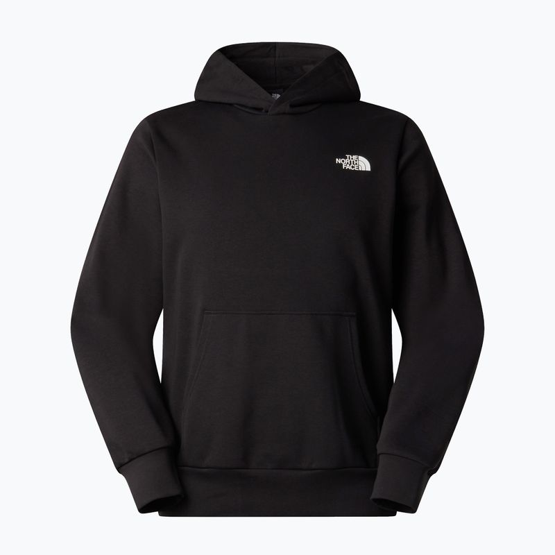 Felpa da uomo The North Face Monte Regular Hoodie Graphic tnf black 5