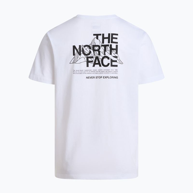 Maglietta da uomo The North Face Mountain Sketch Regular tnf white 5