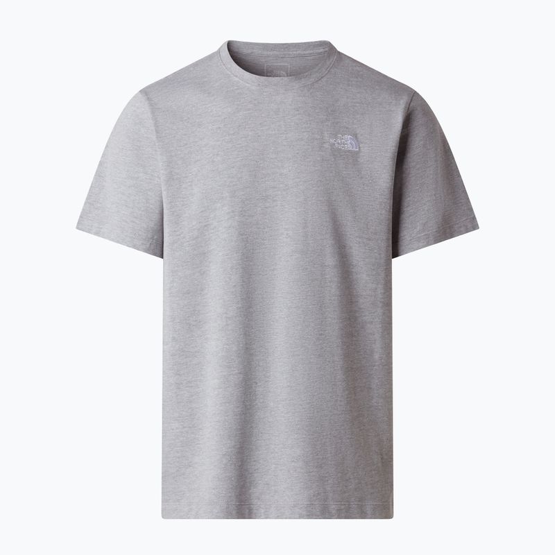 T-shirt da uomo The North Face Evolution Simple Dome Regular SS tnf pale grey heather 4