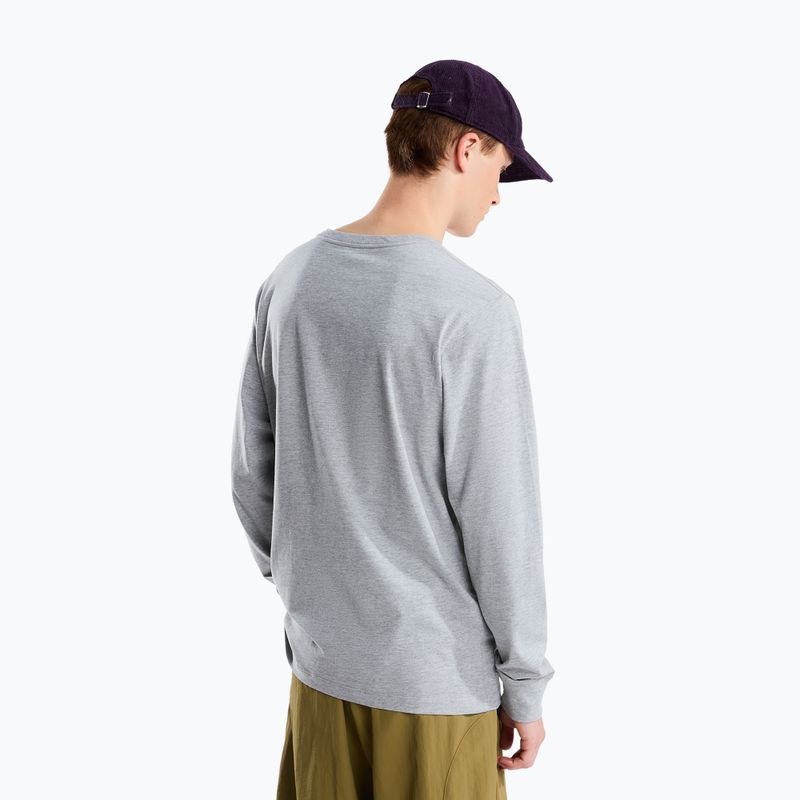 Maglia da trekking a maniche lunghe da uomo The North Face Evolution Simple Dome Regular LS Tee tnf pale grey heather 3