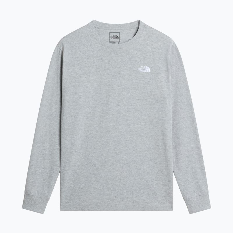 Maglia da trekking a maniche lunghe da uomo The North Face Evolution Simple Dome Regular LS Tee tnf pale grey heather 4