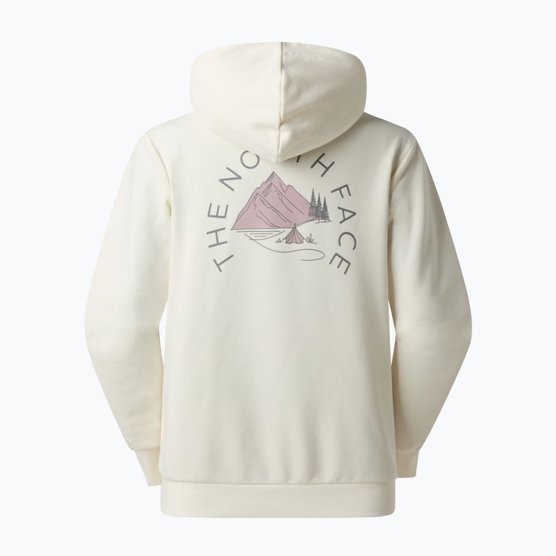 Felpa da donna The North Face Monte Regular Hoodie Graphic white dune 2