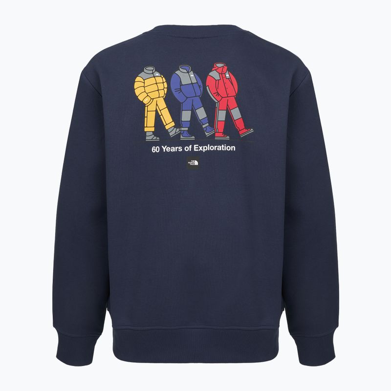 Felpa The North Face Celebration Relaxed Crew Graphic summit navy 2