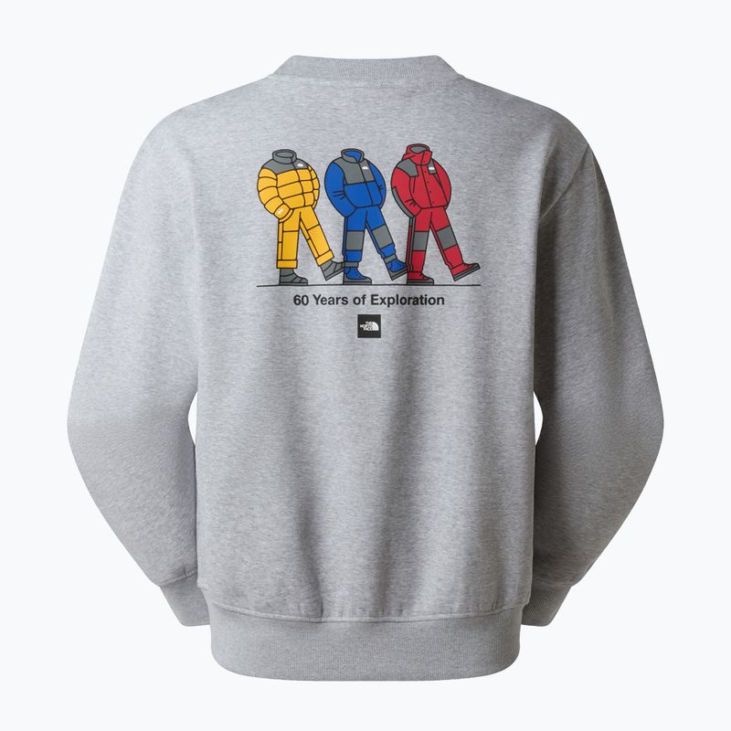 Felpa The North Face Celebration Relaxed Crew Graphic tnf light grey heather 2