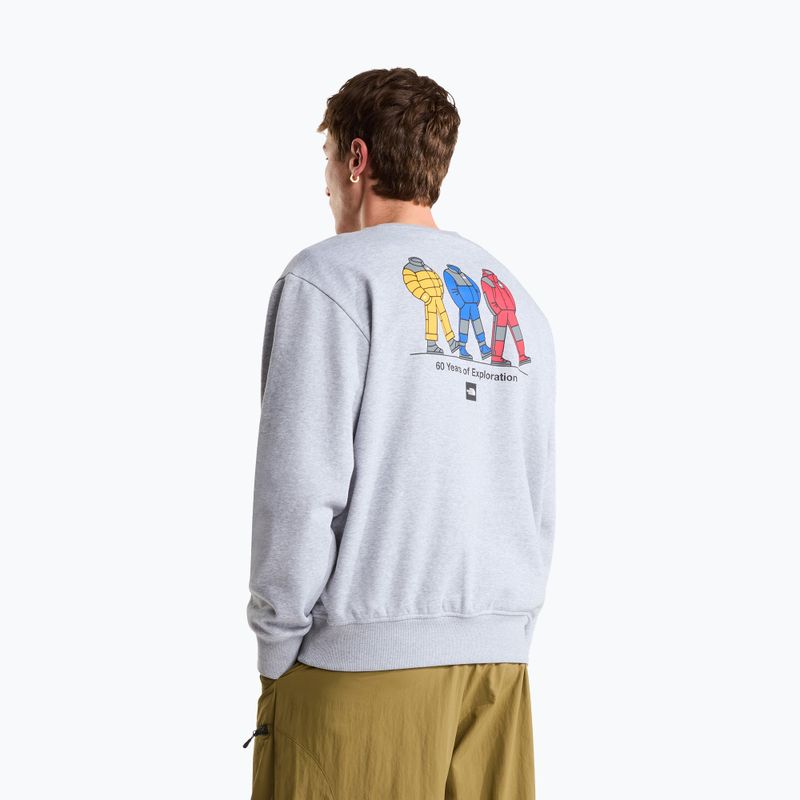 Felpa The North Face Celebration Relaxed Crew Graphic tnf light grey heather 8