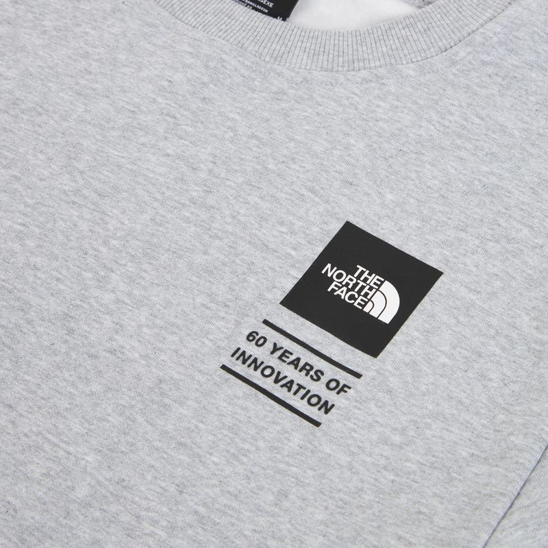 Felpa The North Face Celebration Relaxed Crew Graphic tnf light grey heather 3