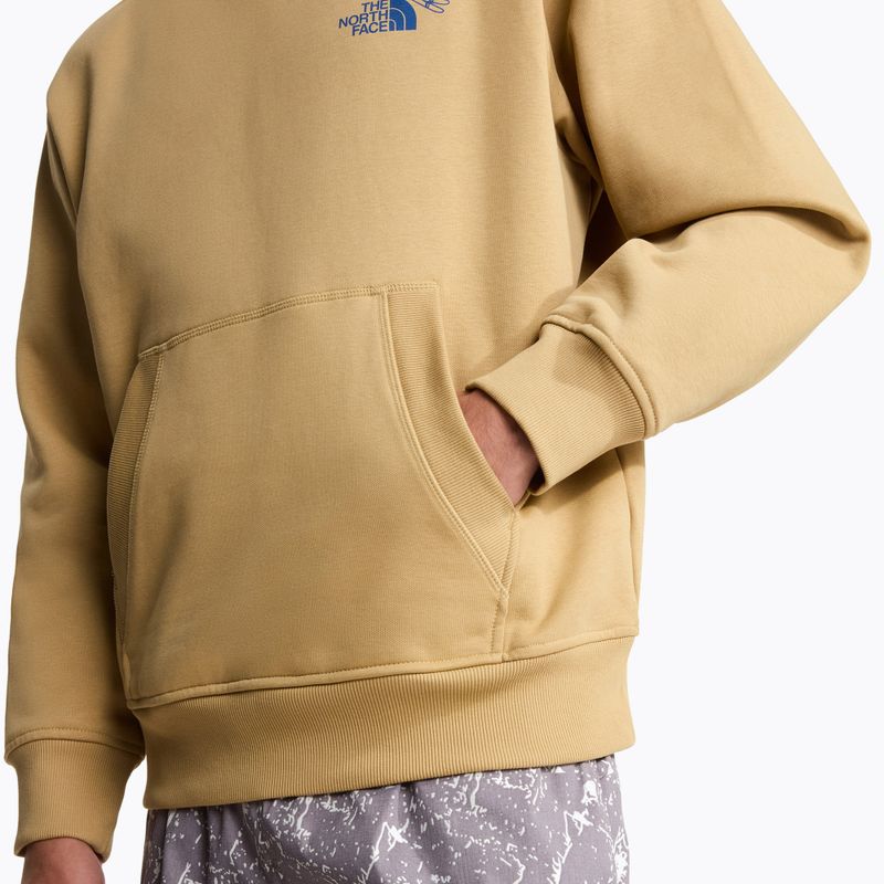 Felpa The North Face Mountain Celebration Relaxed Hoodie khaki stone 9