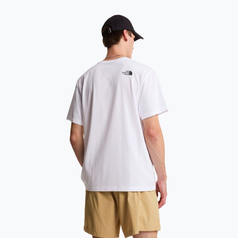 Maglietta da uomo The North Face Mountain Logo Relaxed tnf white 3