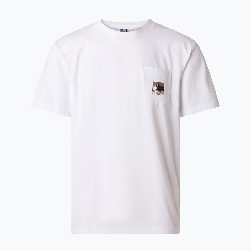 Maglietta da uomo The North Face Mountain Logo Relaxed tnf white 4