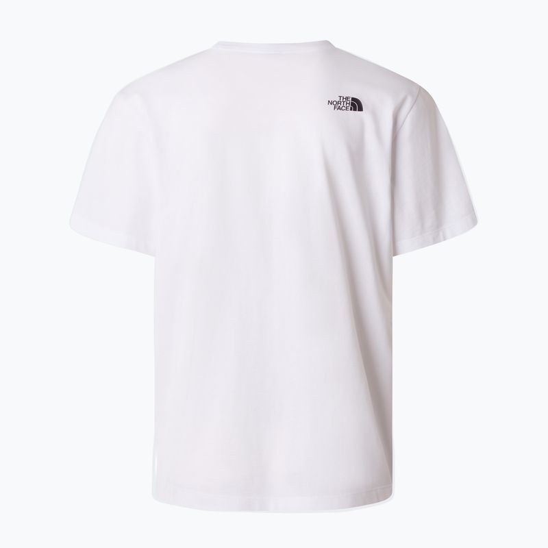 Maglietta da uomo The North Face Mountain Logo Relaxed tnf white 5