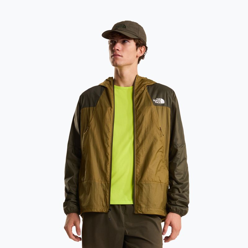 Giacca antivento da uomo The North Face Ridgelite FF Wind cedar/new taupe green 4