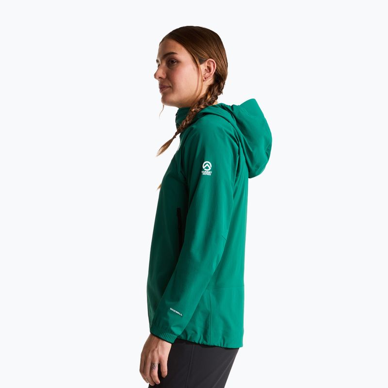 Giacca softshell da donna The North Face Summit Off Width evergreen 5