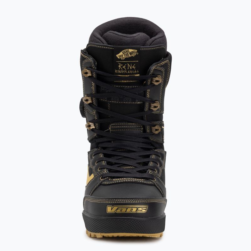 Scarponi da snowboard da uomo Vans Invado Pro M nero/oro 3