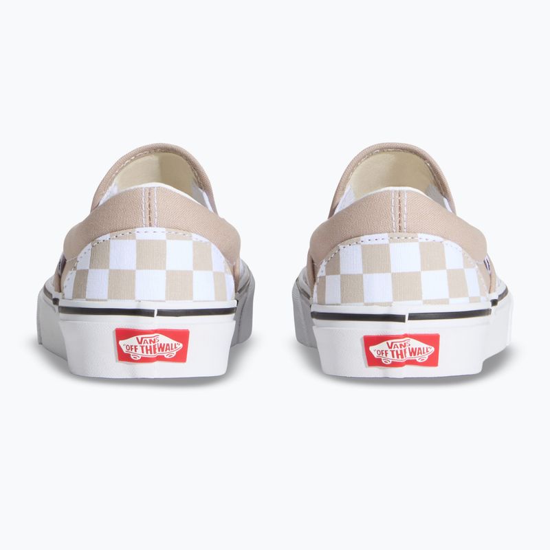 Scarpe Vans Ua Classic Slip-On color theory checkerboard mushroom 3