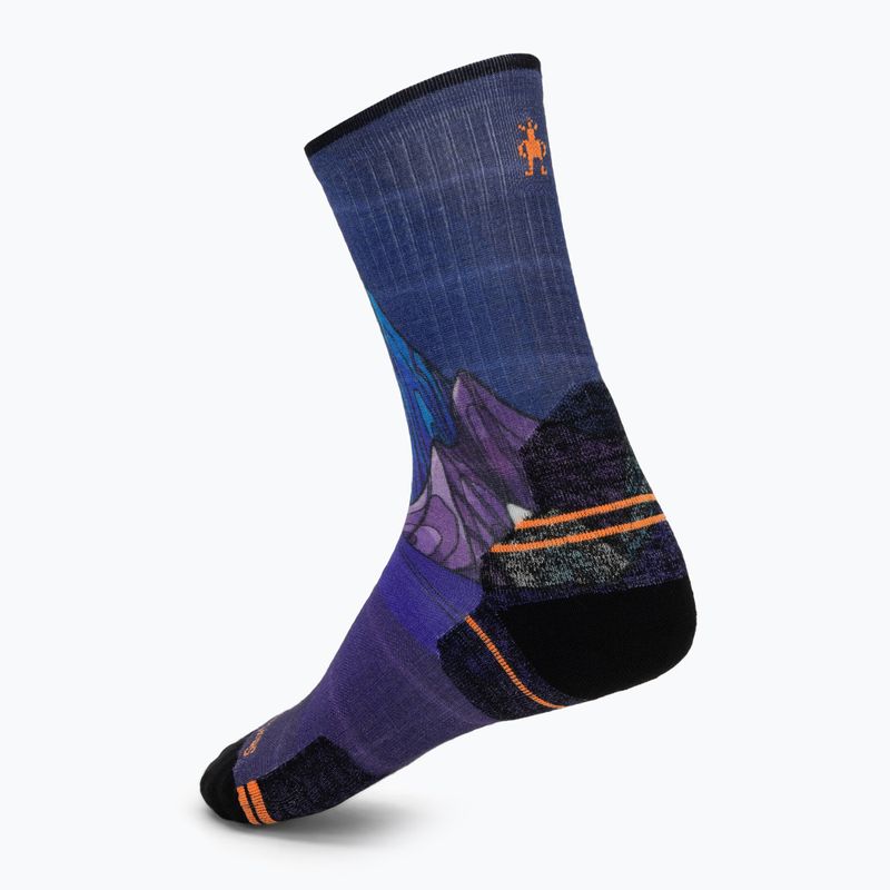 Calzini Smartwool Hike Mountain Lake Print Crew deep navy 2