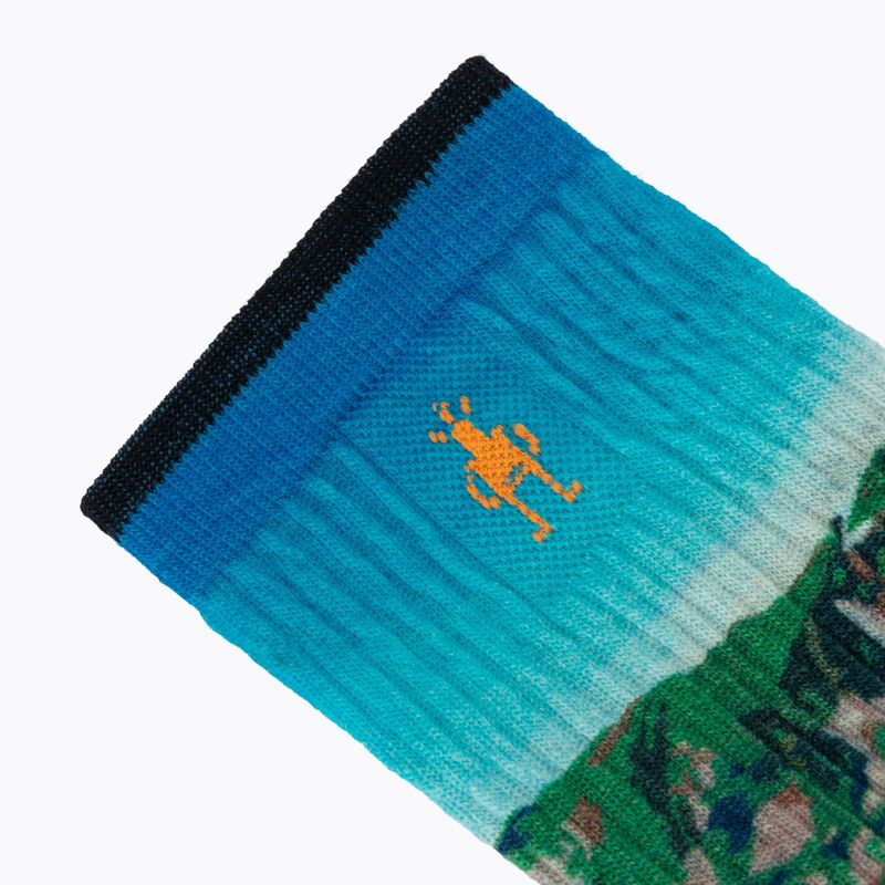 Calze da donna Smartwool Hike Mountain Lake Print Crew capri 3