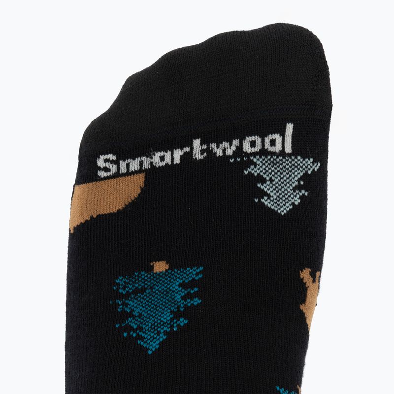 Calzini Smartwool Everyday Through The Trees Crew black 3