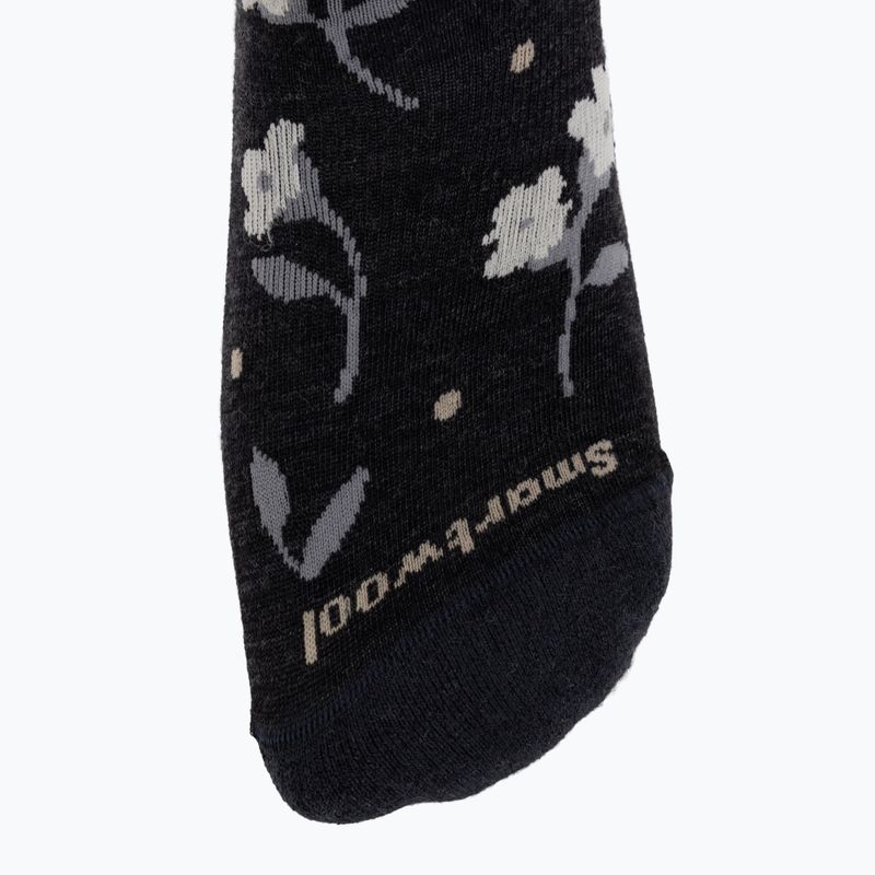 Calzini da donna Smartwool Everyday Garden Gala Crew charcoal 3