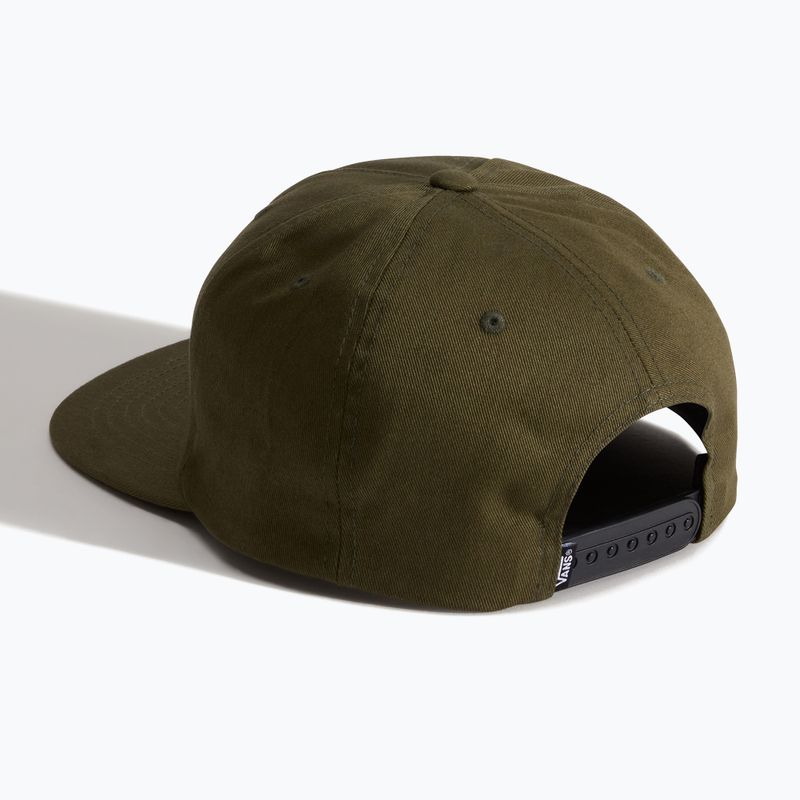 Cappellino con visiera Vans Show Off Unstructured mossy olive 2