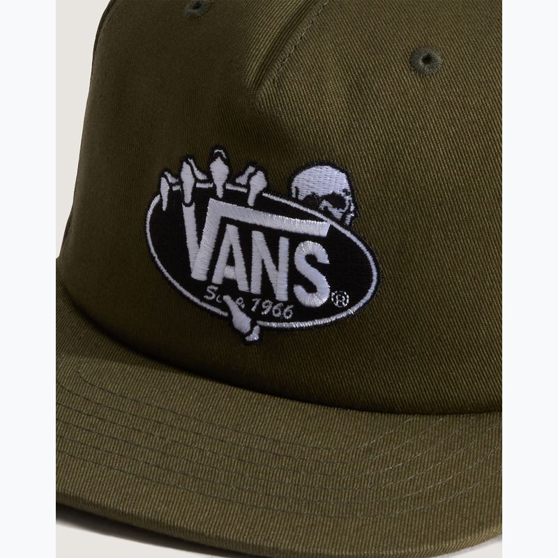 Cappellino con visiera Vans Show Off Unstructured mossy olive 3