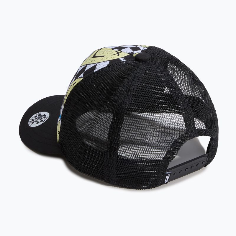 Cappellino con visiera per bambini Vans Twisted Vans Trucker black 2